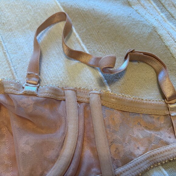Forever 21 Vintage Style Lace Lingerie Set – Light Tan, NWT, 32B/S - Picture 10 of 10